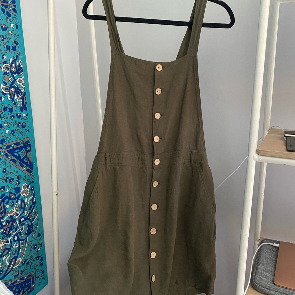 Kaki dress from garage.